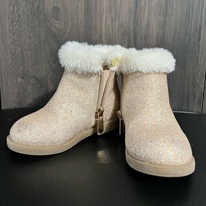 Eva & Zoe Glitter Toddler Boots size 6